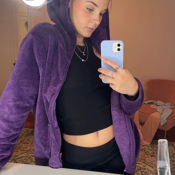 Purple sip up veste - Picture 3 of 4